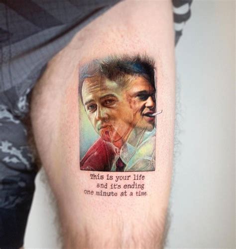 fight club tattoo|More.